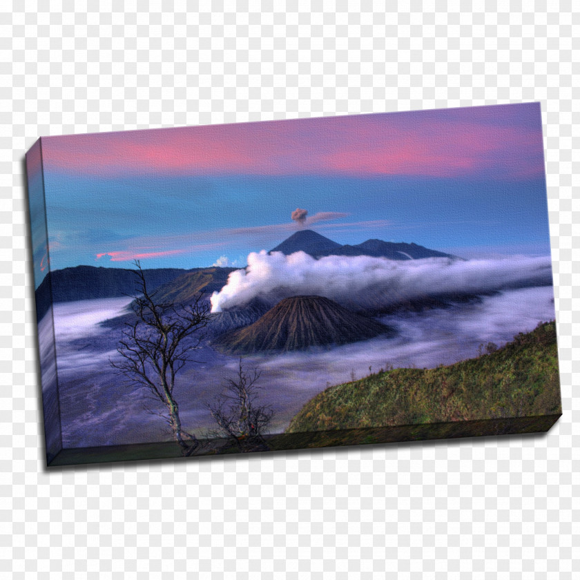 Canvas Semeru Mount Bromo Ranu Kumbolo Pananjakan Mountain PNG