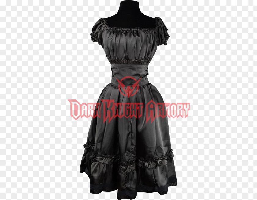 Dress Little Black Shoulder M PNG