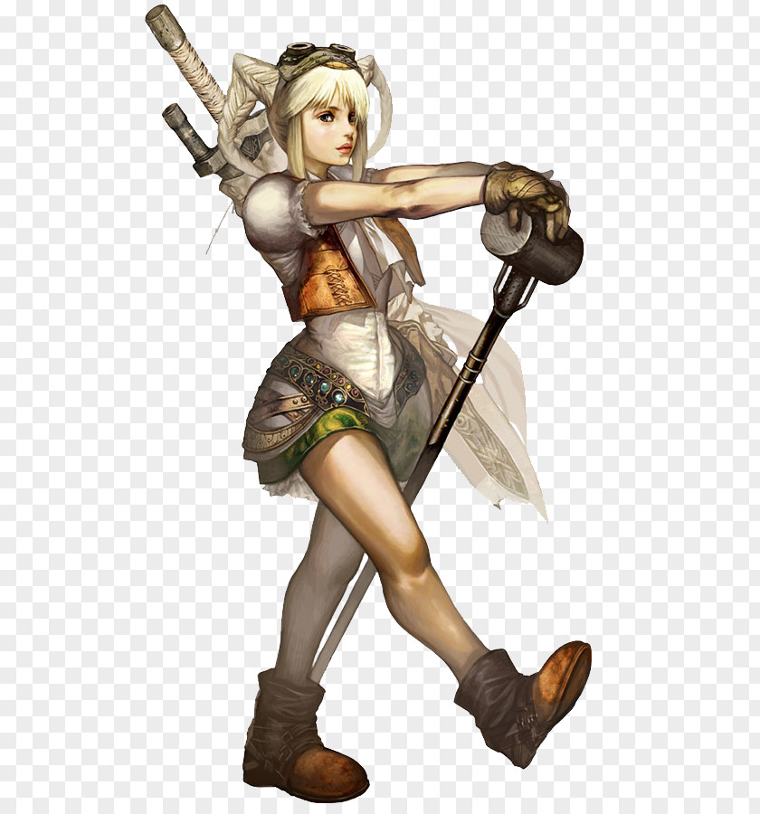 Dwarf Lineage II Female Fantasy Elf PNG