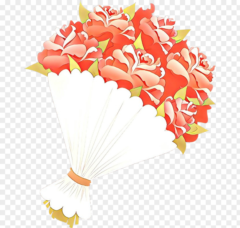 Flower Bouquet Cut Flowers Leaf Plant Hand Fan PNG