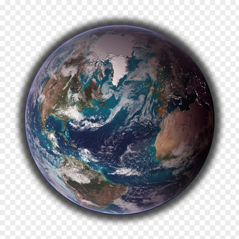Planet Earth The Blue Marble Poster Satellite Imagery PNG