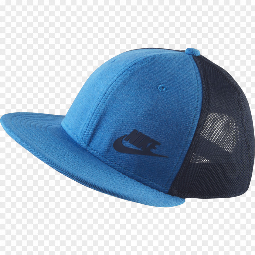 Snapback Baseball Cap Blue Hat Nike PNG