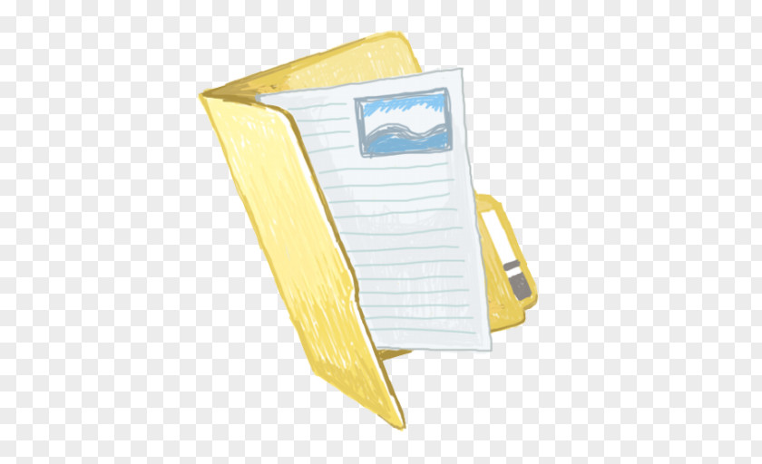 Folders Docs Material Yellow PNG