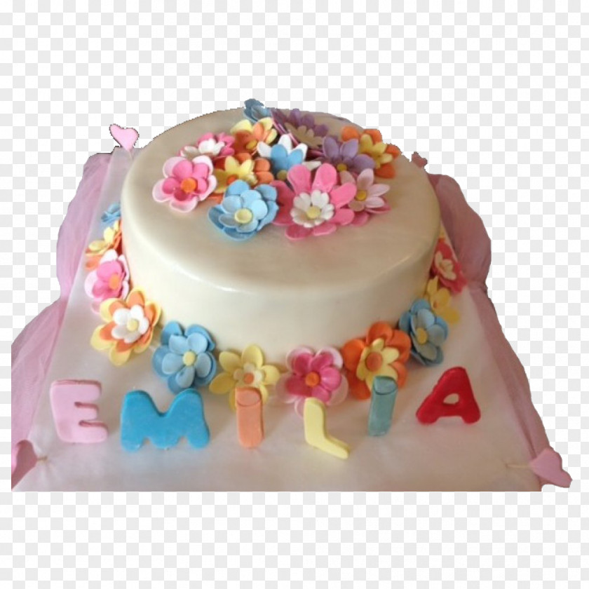 Cake Sugar Buttercream Birthday Decorating Torte PNG