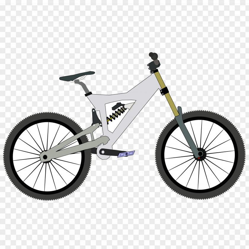 Cartoon Damping Mountain Bike Bicycle Downhill Biking Clip Art PNG