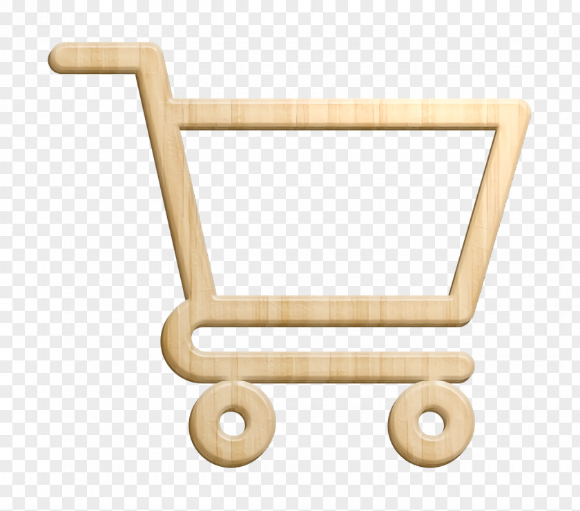 Furniture Cart Shopping Icon Background PNG