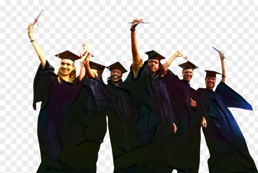 Smile Crew Graduation Cartoon PNG