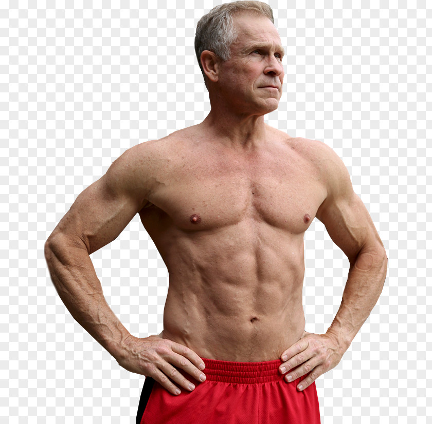 Fat Man Hair Removal Torso Muscle Bodybuilding Body PNG