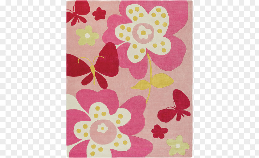 Rose Floral Design Pink Textile Pattern PNG