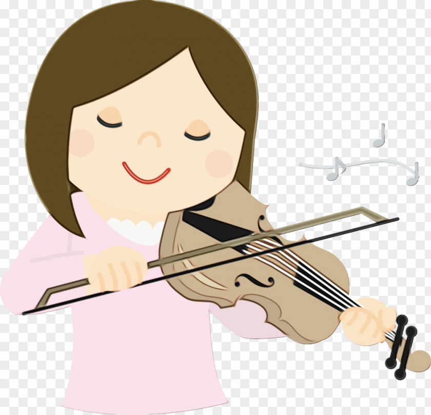 Violinist Violin Family String Instrument Musical Cartoon PNG