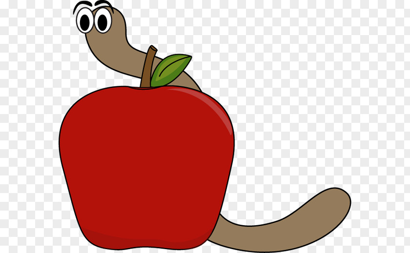 Cute Apple Cliparts Computer Worm Clip Art PNG