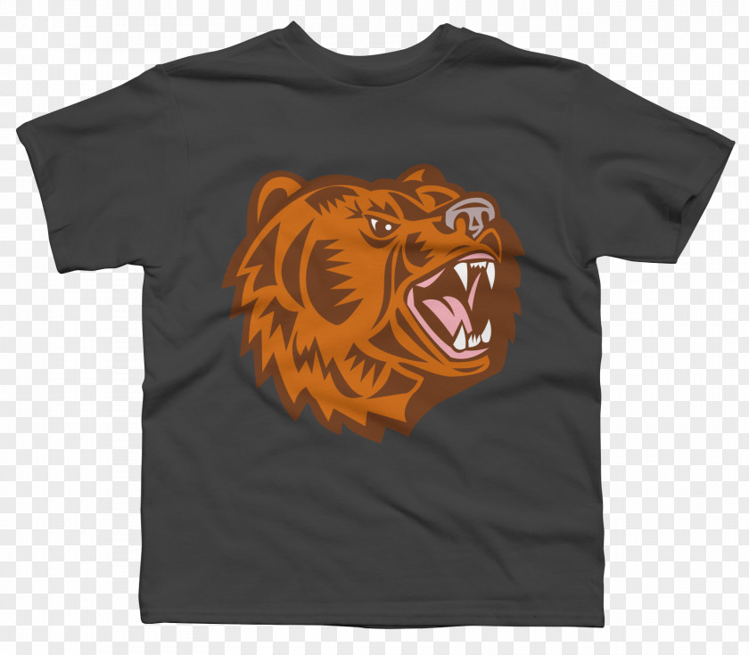 Grizzly T-shirt Clothing Hoodie Sleeve PNG