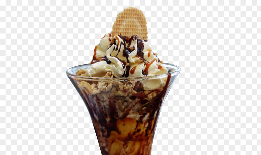 Ice Cream Sundae Gelato Tiramisu PNG