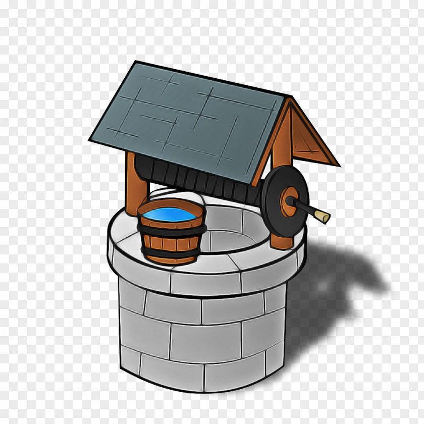 Water Well Roof Shed Chimney House PNG