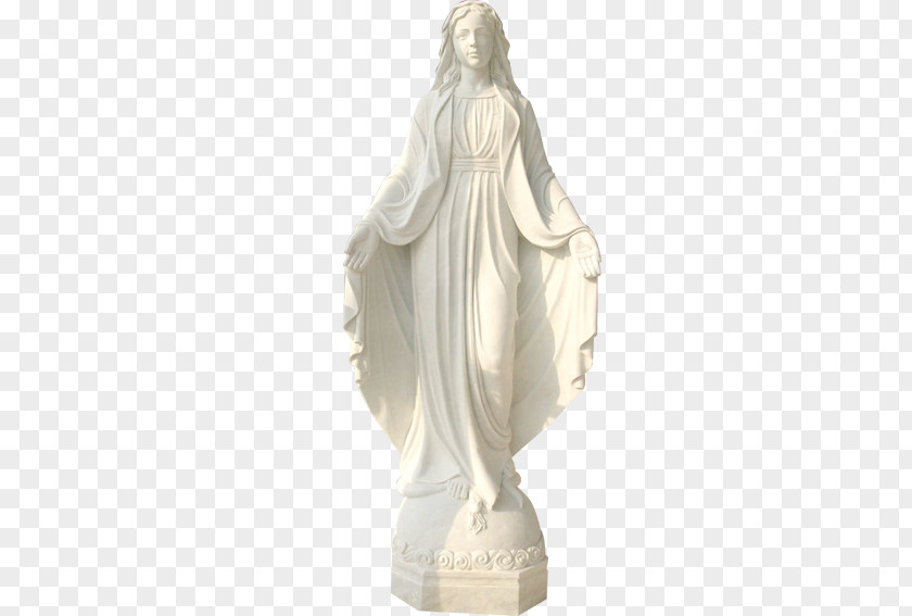 White Goddess Sculpture Stone Statue Carving PNG