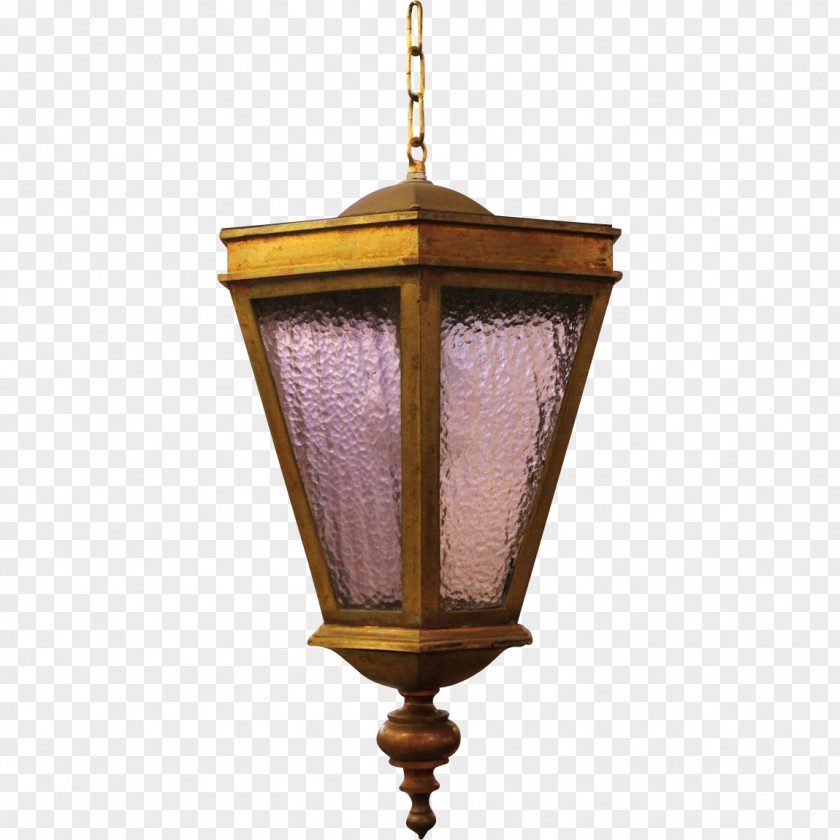 Antique Lantern Purple Ceiling PNG