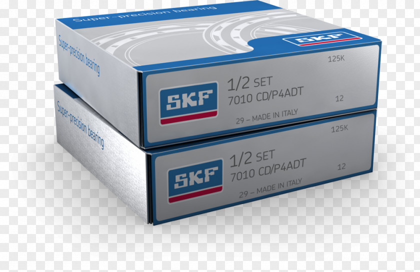 Box Ball Bearing SKF Packaging And Labeling PNG