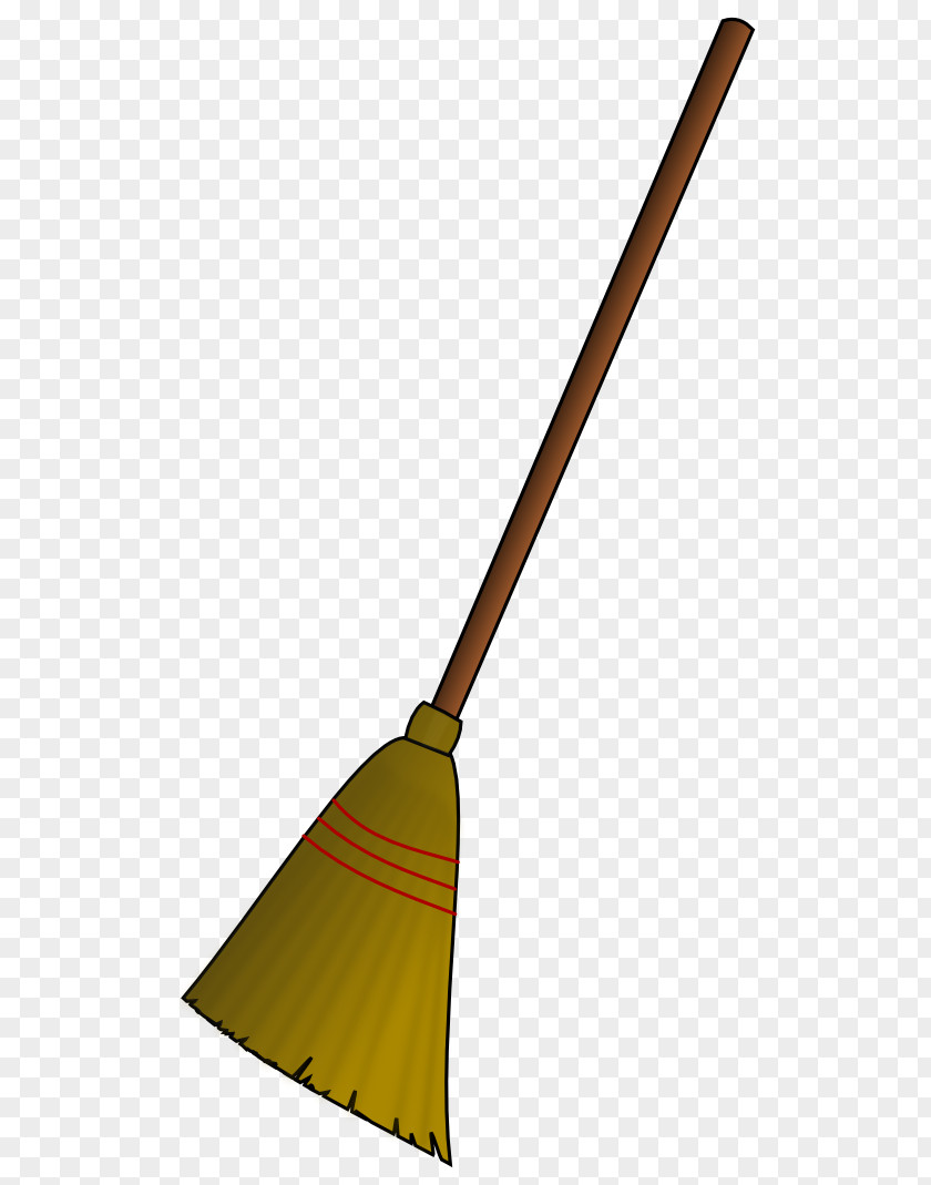 Broom Clip Yellow Angle PNG