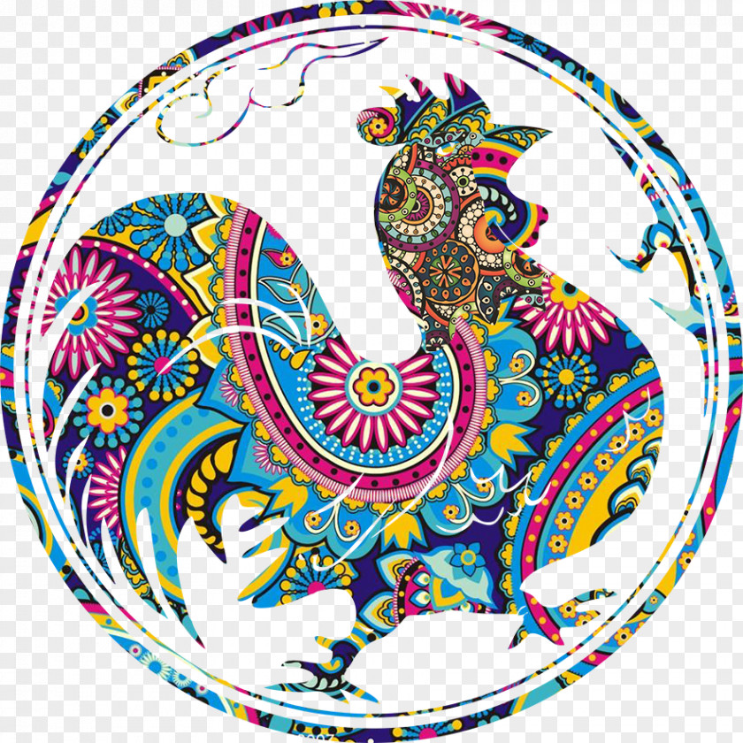 Chapter Chicken Multicolor Round Hot PNG