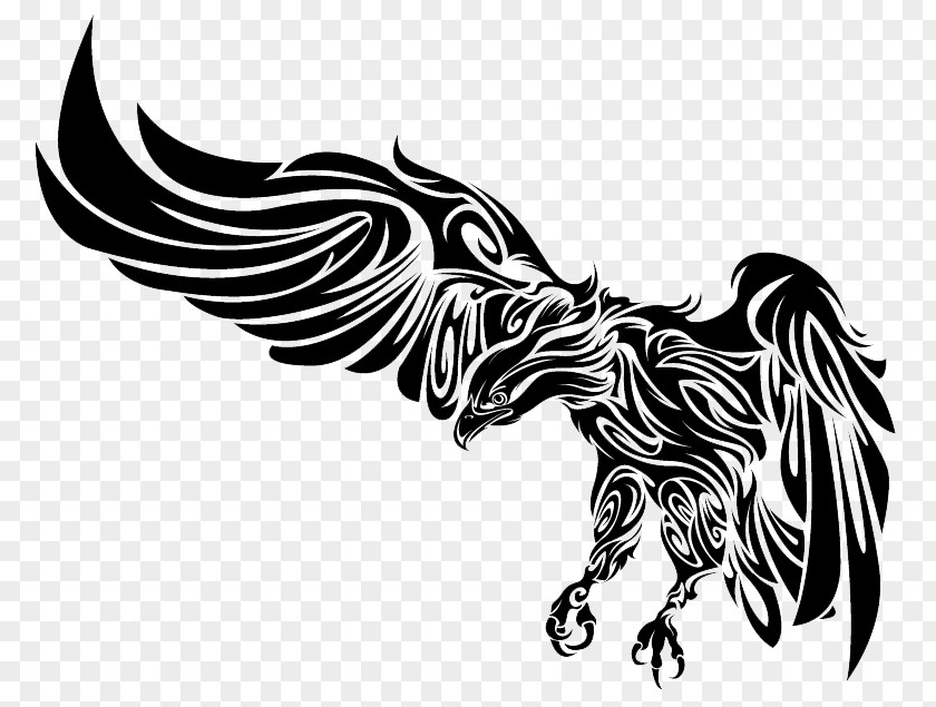 Eagle Bald Tattoo Clip Art PNG