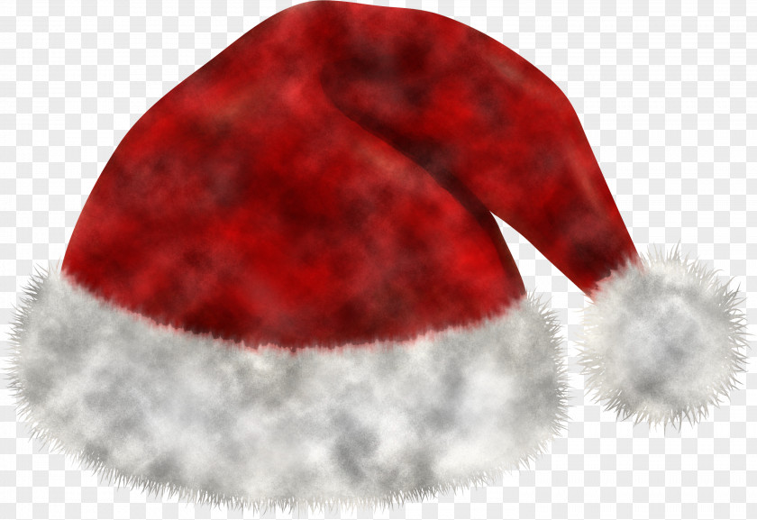Plaid Hat Fur Red Wool Beanie Costume Accessory PNG