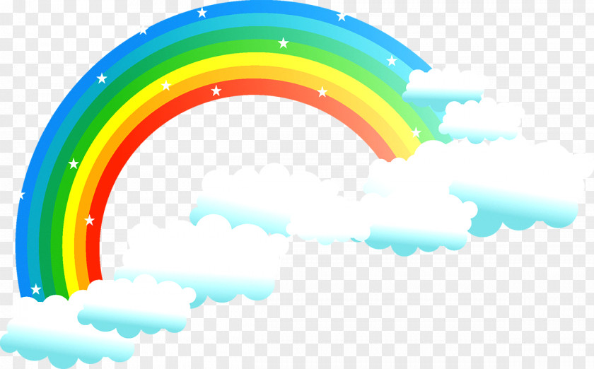 Rainbow Cartoon Clip Art PNG