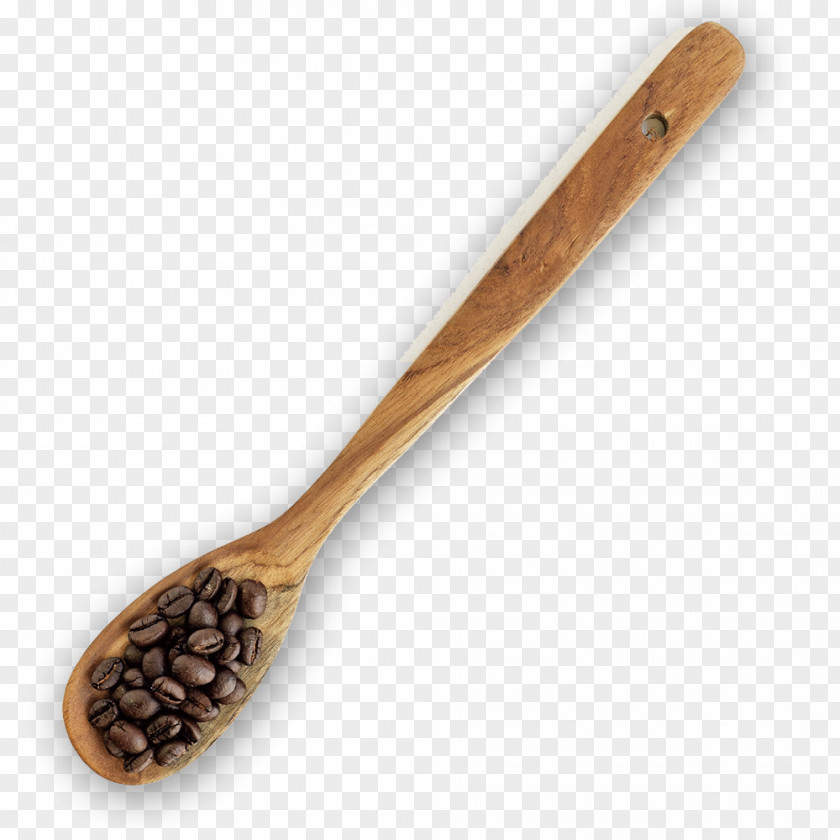 Spoon And Coffee Beans Tea Cafe Wooden Bean PNG