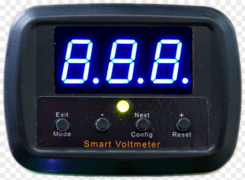Car Voltmeter Seven-segment Display Head-up Device PNG