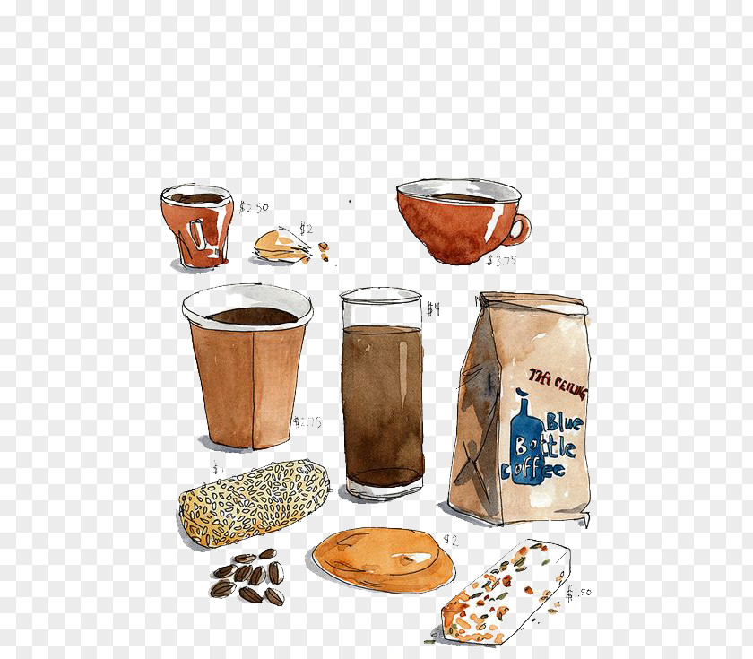 Coffee Meanwhile In San Francisco: The City Its Own Words Illustrator Female Illustration PNG