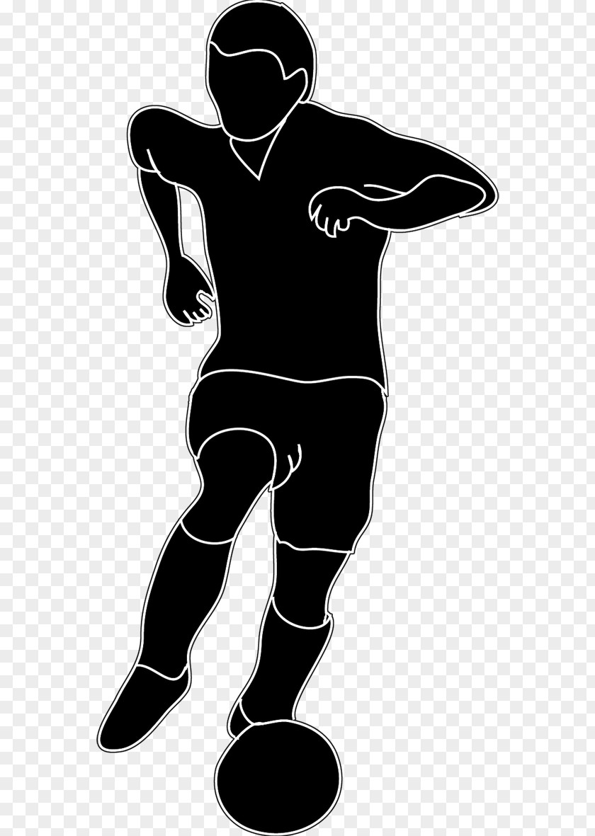 Football Player Kicking Ball Futsal Drawing Clip Art PNG
