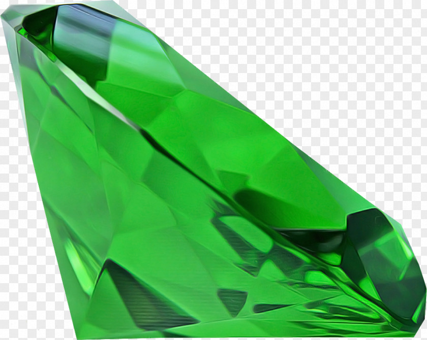 Green Gemstone Crystal Emerald Rectangle PNG