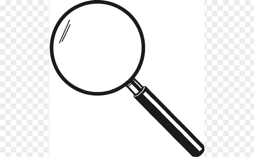 Magnifier Cliparts White Magnifying Glass Loupe Clip Art PNG