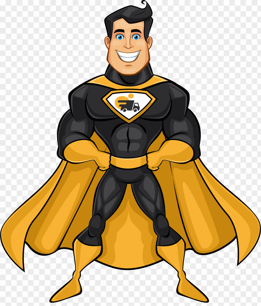 Superhero Outerwear Clip Art PNG
