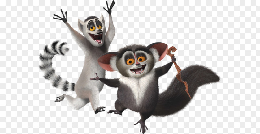 Uncle King Julien XII Mort Skipper Madagascar PNG