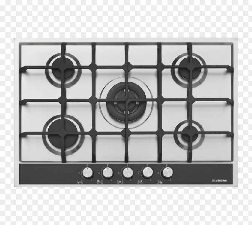 Ankastre Silverline Gas Cooking Ranges Oven PNG