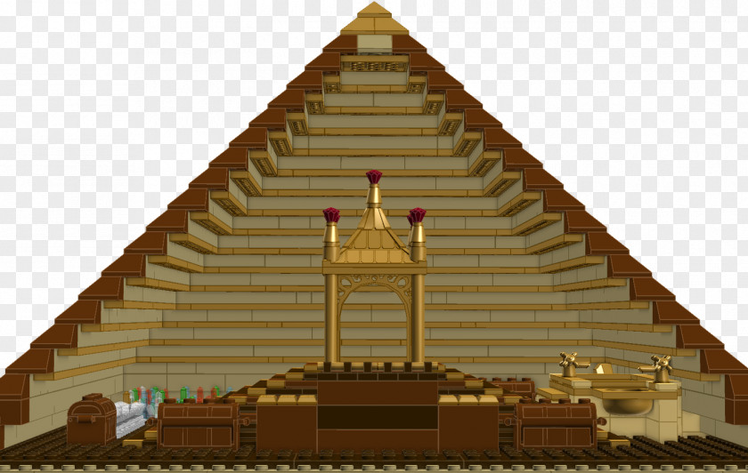 Lego Ideas Temple Facade Roof PNG
