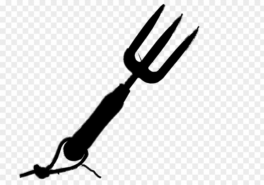 M Finger Clip Art Line Pitchfork Black & White PNG