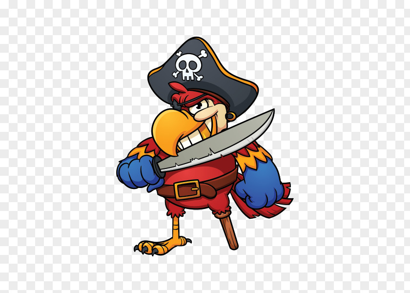 Parrot Pirate Cartoon Piracy PNG