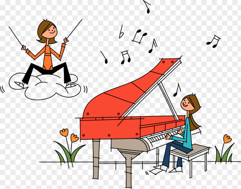 Piano Accompaniment Music PNG Music, fall season clipart PNG