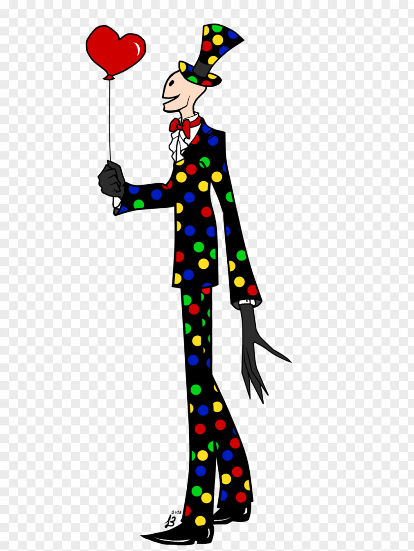 Clown Costume Character Clip Art PNG