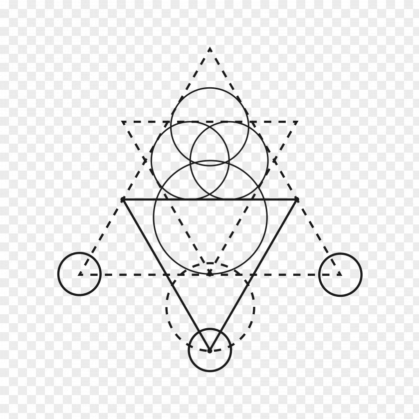 Geometrical Drawing /m/02csf Circle Triangle PNG
