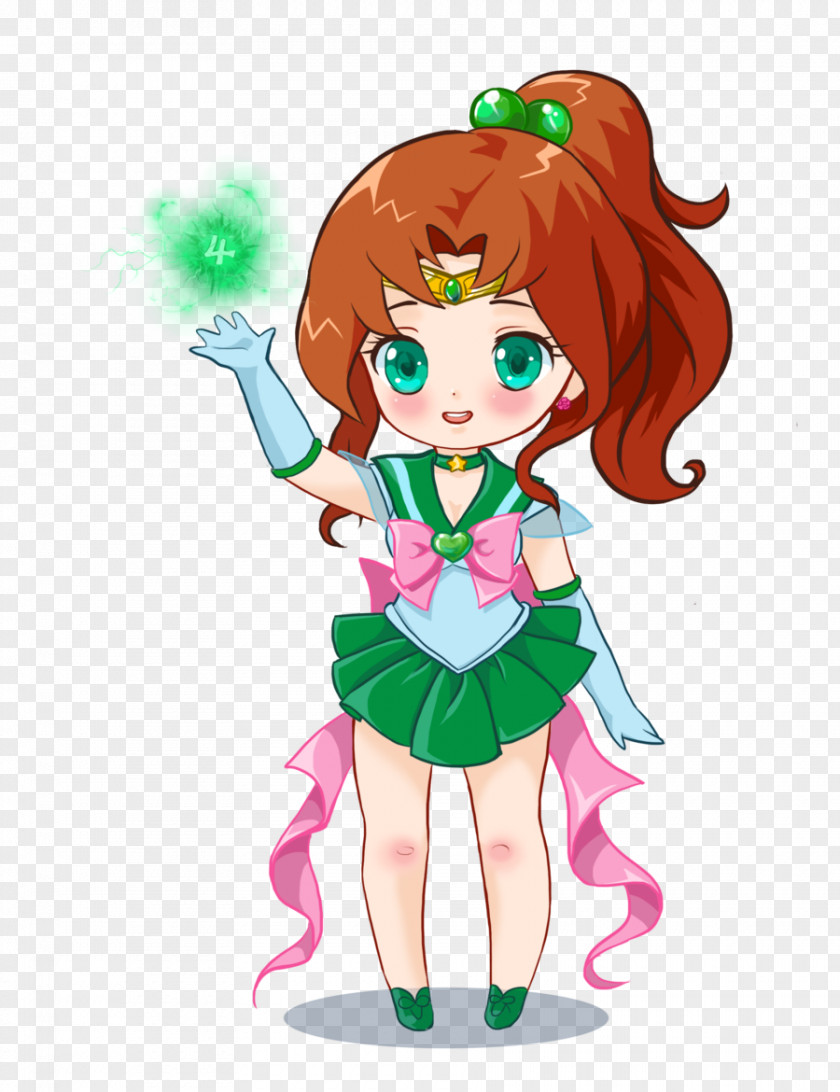 Moon Light Sailor Jupiter Chibiusa Senshi PNG