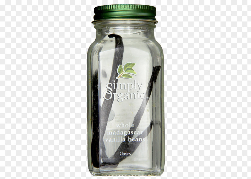 Vanilla Beans Water Bottles Glass Mason Jar PNG