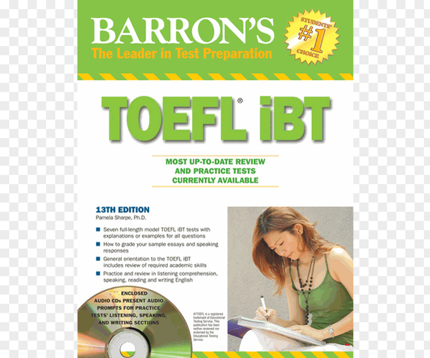 Book Test Of English As A Foreign Language (TOEFL) Barron's TOEFL IBT Superpack Strategies And Tips With MP3 CDs, 2nd Edition: Outsmart The Ibt IBT: Internet-based PNG