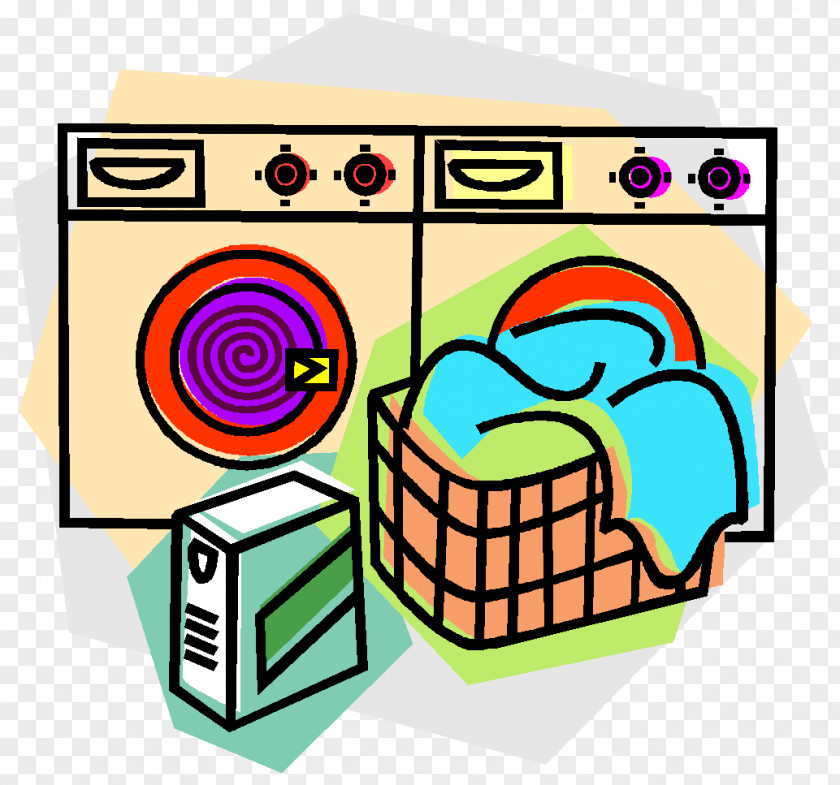 Clothes Hamper Cliparts Laundry Room Washing Machine Clip Art PNG