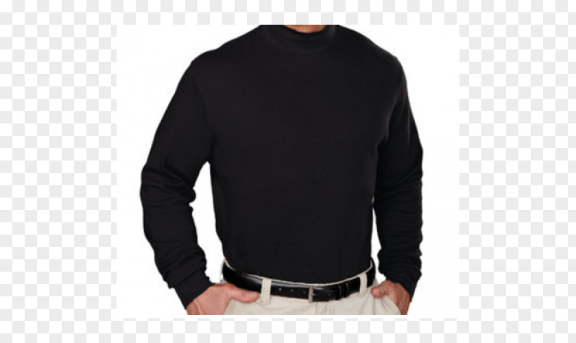 T-shirt Sleeve Polo Neck Sweater PNG