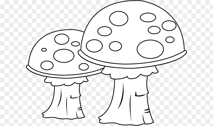 White Mushroom Drawing Line Art /m/02csf Clip PNG