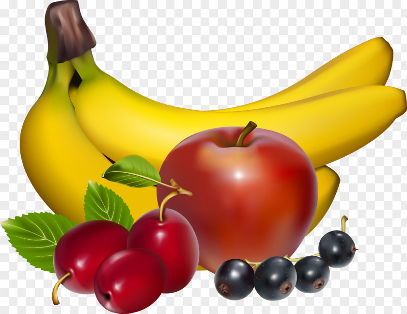 Berries Fruit Banana Vegetable Clip Art PNG