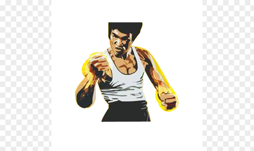 Chinese Wind Bruce Lee Cartoon Image IPhone 5 6 Plus 1080p Wallpaper PNG