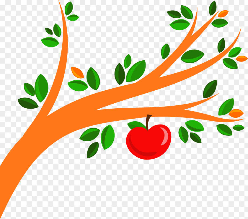 Simple Hand-painted Pattern Apple Tree Student School Shutterstock Royalty-free PNG